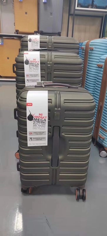 Υψηλής ποιότητας PC Συγκρότημα αποσκευών μεταφοράς διπλών τροχών περιστροφέας βαλίτσα τροχόσπιτο με διπλές τροχές