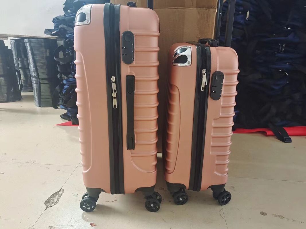 Προσαρμογή ABS φθηνή ταξιδιωτική βαλίτσα Zipper Trolley Κουτί βαλίτσα μεταφοράς βαλίτσες με παγκόσμιο τροχό αδιάβροχο
