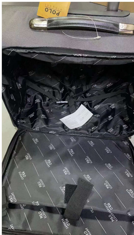 Διασκέδαση σχεδιασμός ελαφρύ βάρος μαλακό διπλό 4 τροχούς περιστρεφόμενο αλουμίνιο τροχόσπιτο μεταφοράς ταξιδιωτικής βαλίτσα βαλίτσα τροχόσπιτο