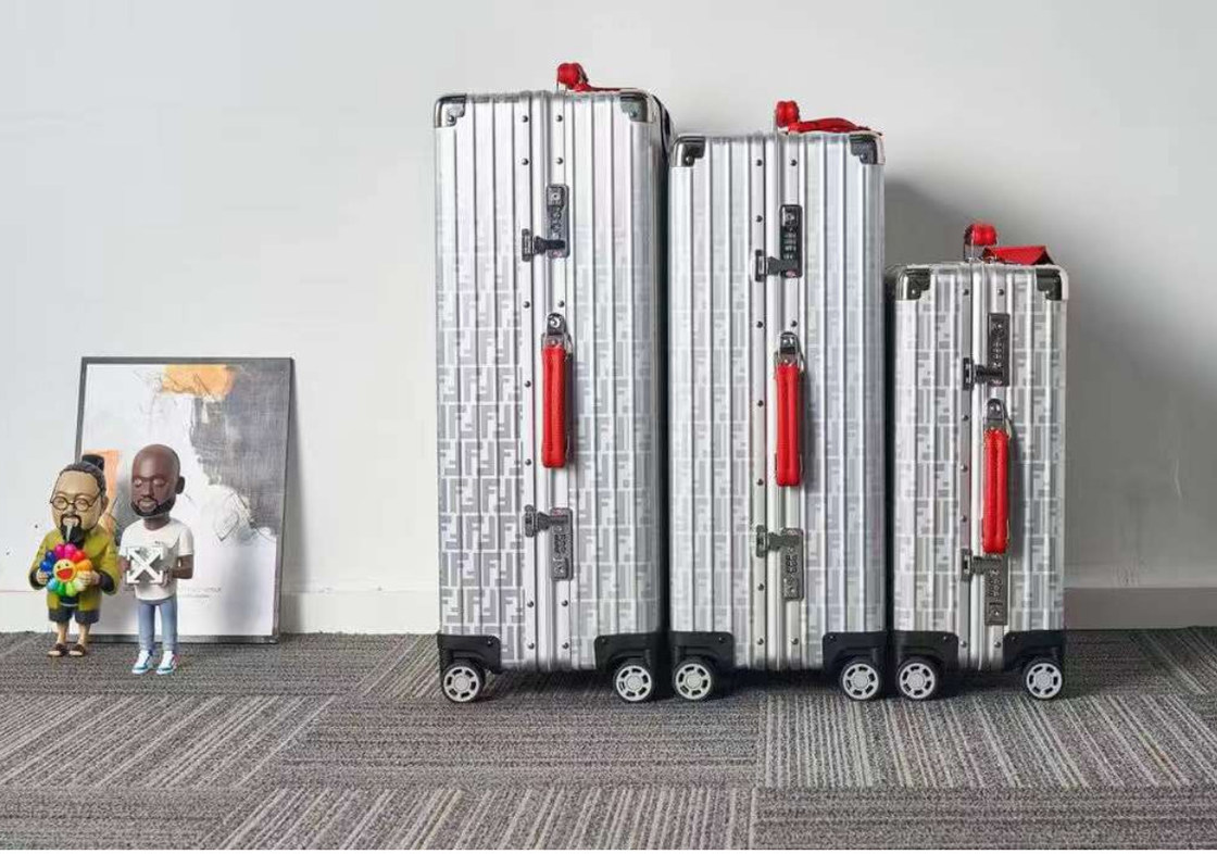 Κινέζικες διαδικτυακές αγορές Όλα από κράμα αλουμινίου πρωτότυπο ανθεκτικό στην φθορά ταξιδιωτικό φορτηγό θήκη μάρκα ταξιδιωτική βαλίτσα σύνολα πολυτελείας