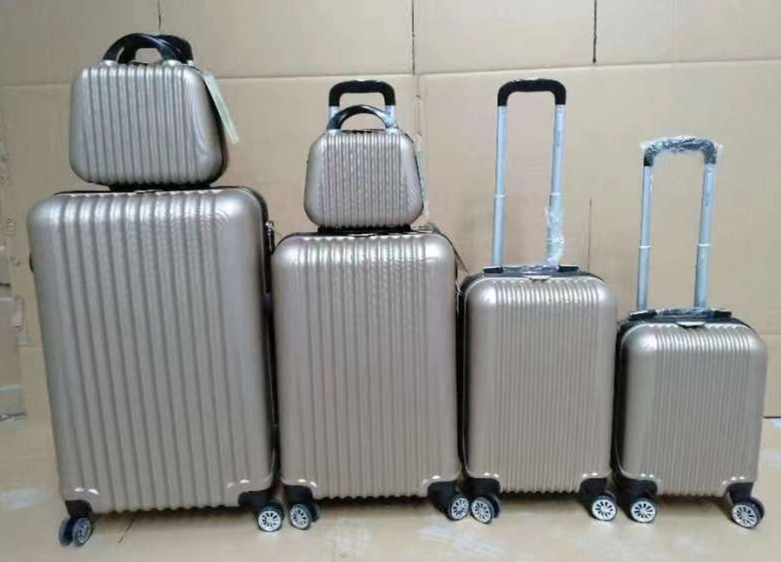 Εργοστάσιο απλό σχεδιασμό Strip Travel ABS Carry-On Trolley Κουτί βαλίτσες ταξιδιωτική βαλίτσα σύνολα 20 24 28 ιντσών