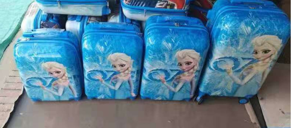 OEM Διαφανές Διαφανές Προσαρμοσμένο Σχεδιασμό Cartoon Animal Design ABS PC Ταξιδιωτικές βαλίτσες