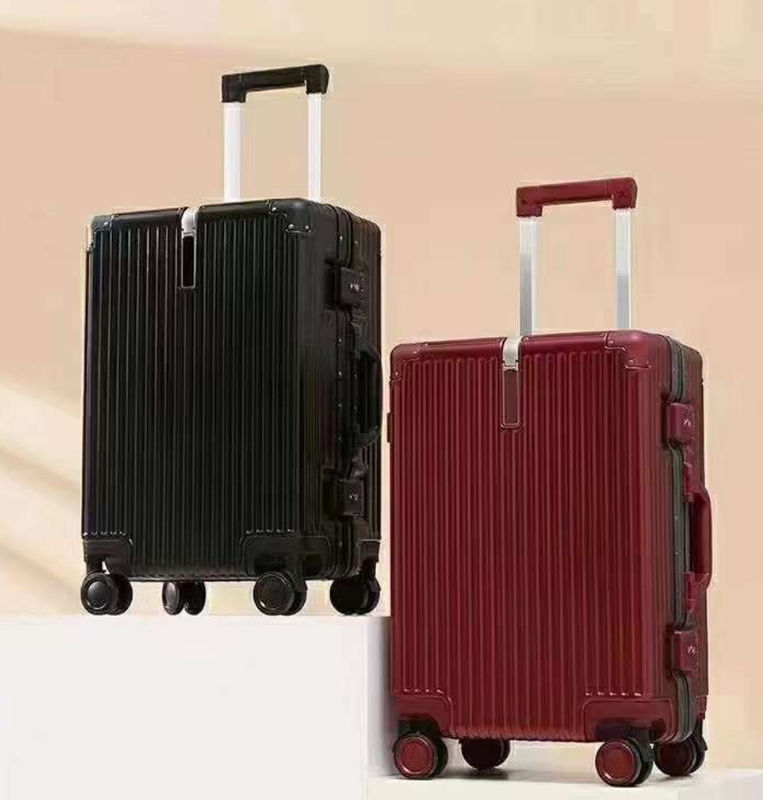 Κουτί δώρο 22 ιντσών για σκύλο Μικρή ροζ πλήρης αλουμινίου βαλίτσα Αλουμινίου πλαίσιο αποσκευές