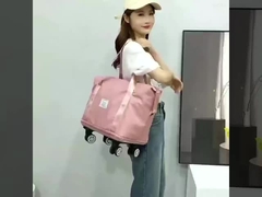 Τηλεσκοπική λαβή Μεγάλης χωρητικότητας Αποσκευές χαρτοφύλακα σε τροχούς Αδιάβροχο